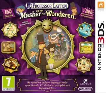 Professor Layton and the Miracle Mask (Usa) box cover front